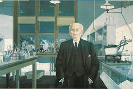 Jules Bordet painted by Paul Delvaux